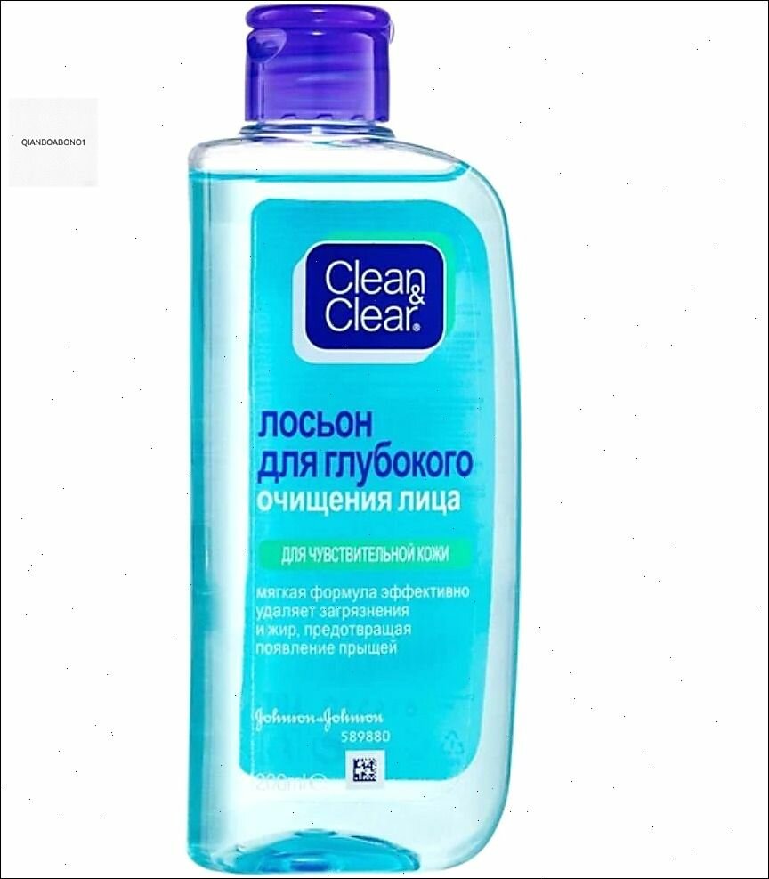 Лосьон для лица для глубокого очищения clean clear