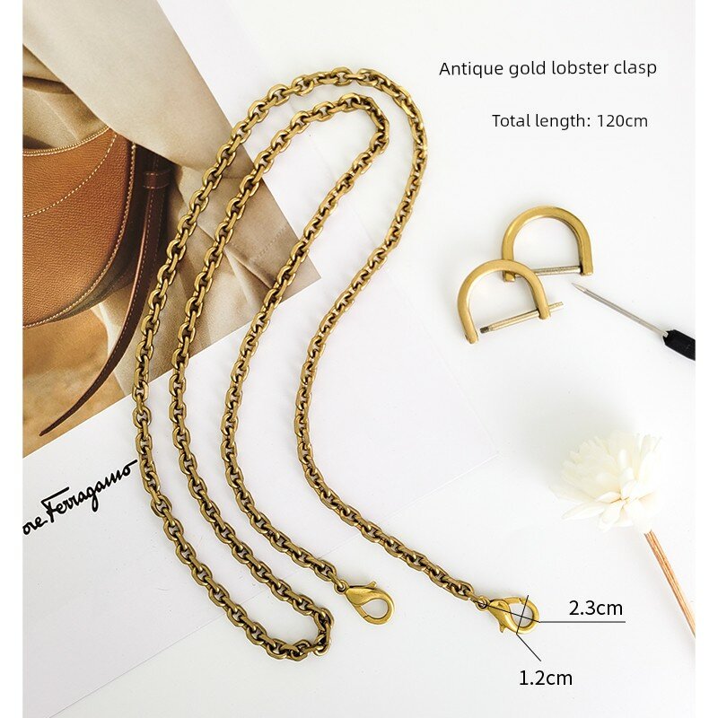 Dior CD Chain с крабовой застежкой, 120 см общая длина, аксессуар для модификации сумок