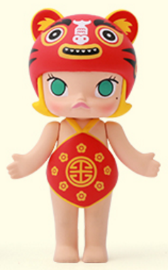 Фигурка тигра зодиака (коробка вскрыта, пакет целый) - коллекция Kennyswork Molly, декоративная фигурка для китайского