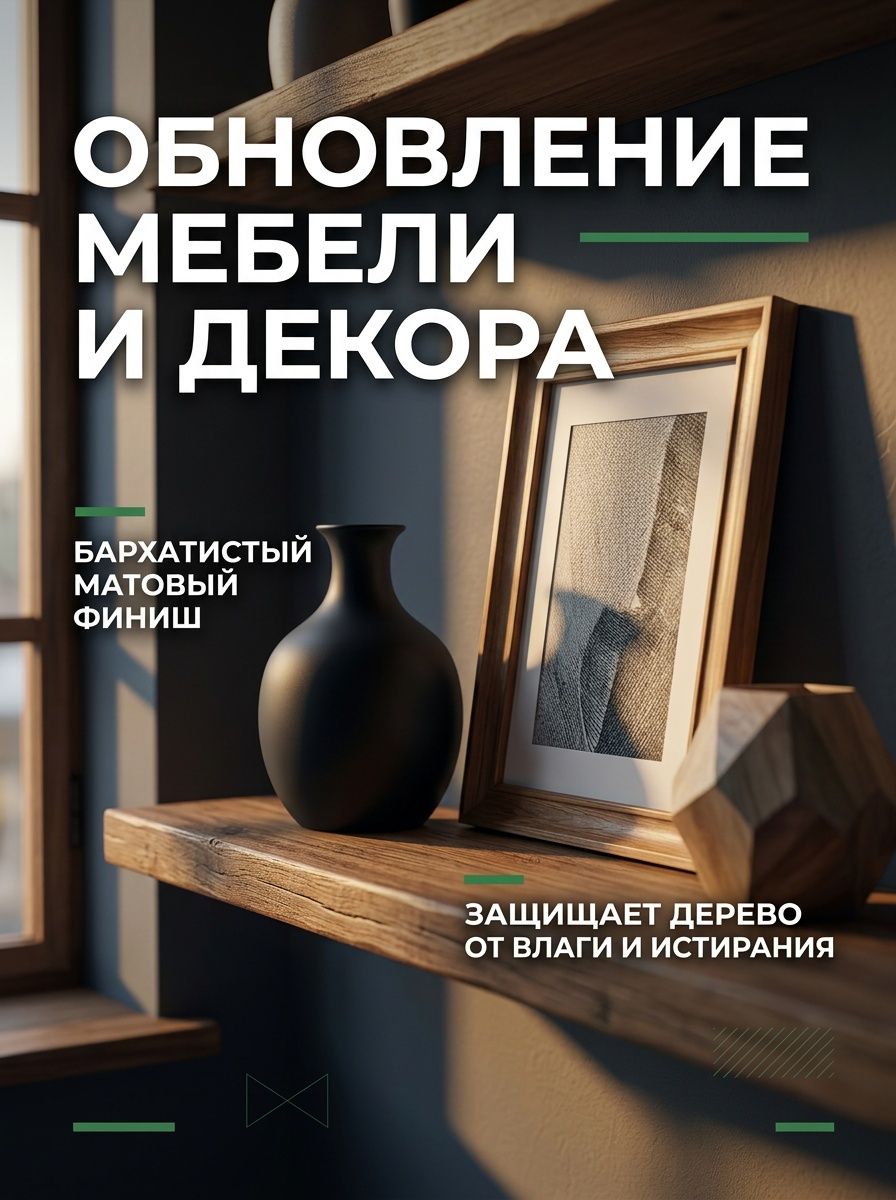 Лак матовый универсальный акриловый VESLEE