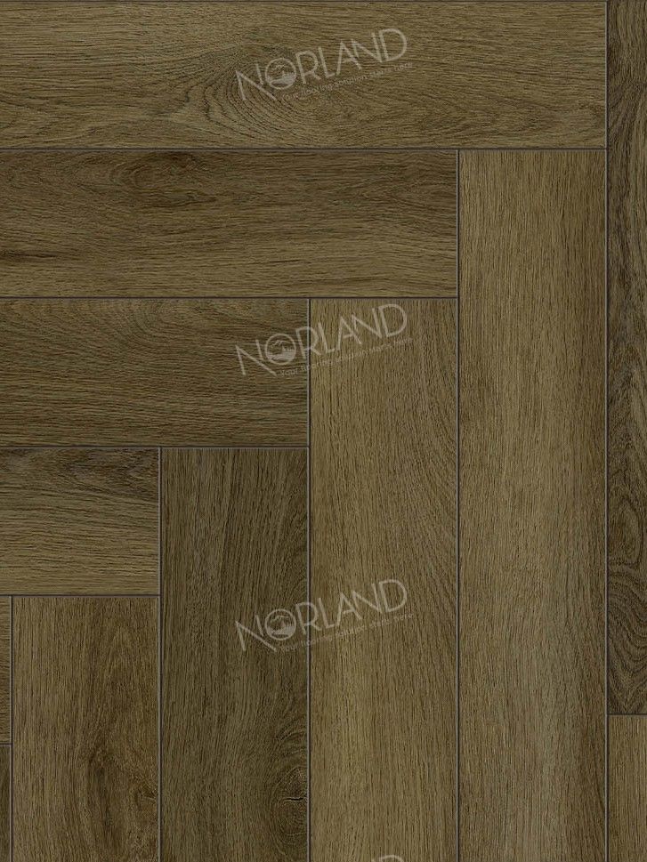 Каменный SPC ламинат ёлочкой Norland Parquet S 1055-11 Polar 4мм, планка 600x125x4мм, площадь упаковки 1,95кв. м