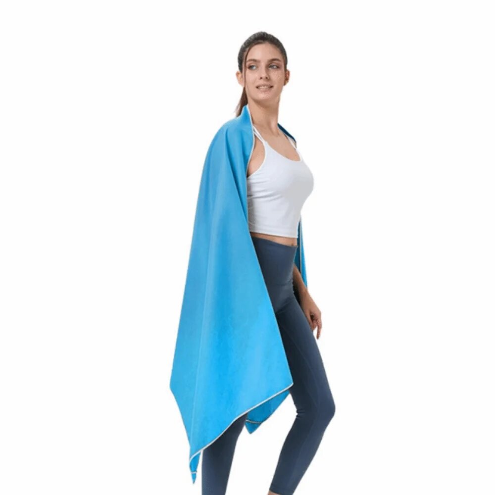 Полотенце пляжное быстросохнущее, Sky Blue