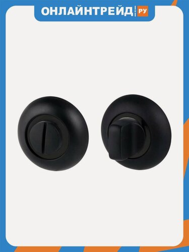 Изображение товара Завертка сантехническая Escur EURO/FIN WC-01 BLACK (чёрный матовый)