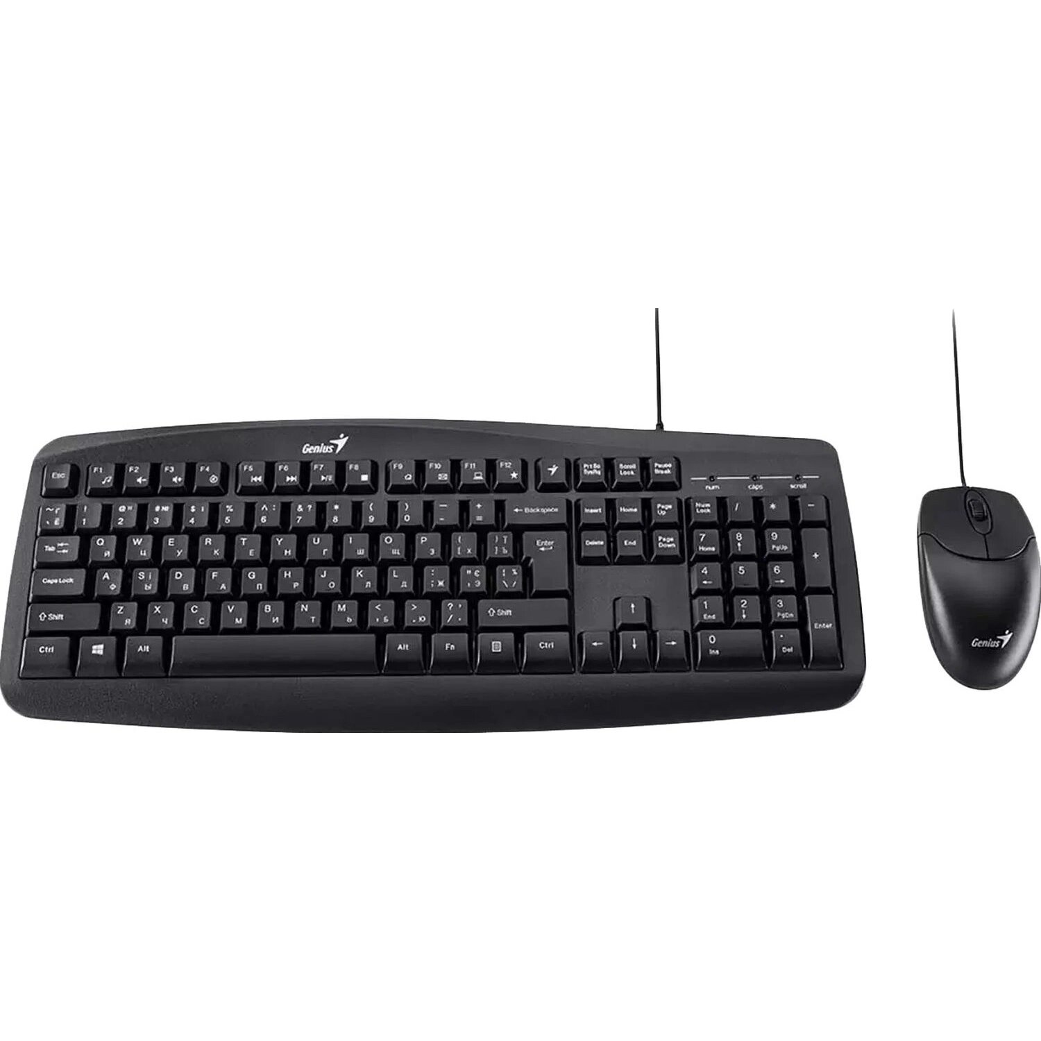 Genius Комплект проводной клавиатура и мышь Genius KM-200 (31330003416)
