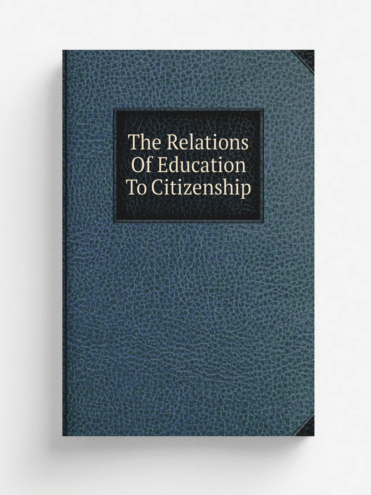 The Relations Of Education To Citizenship | Репринт