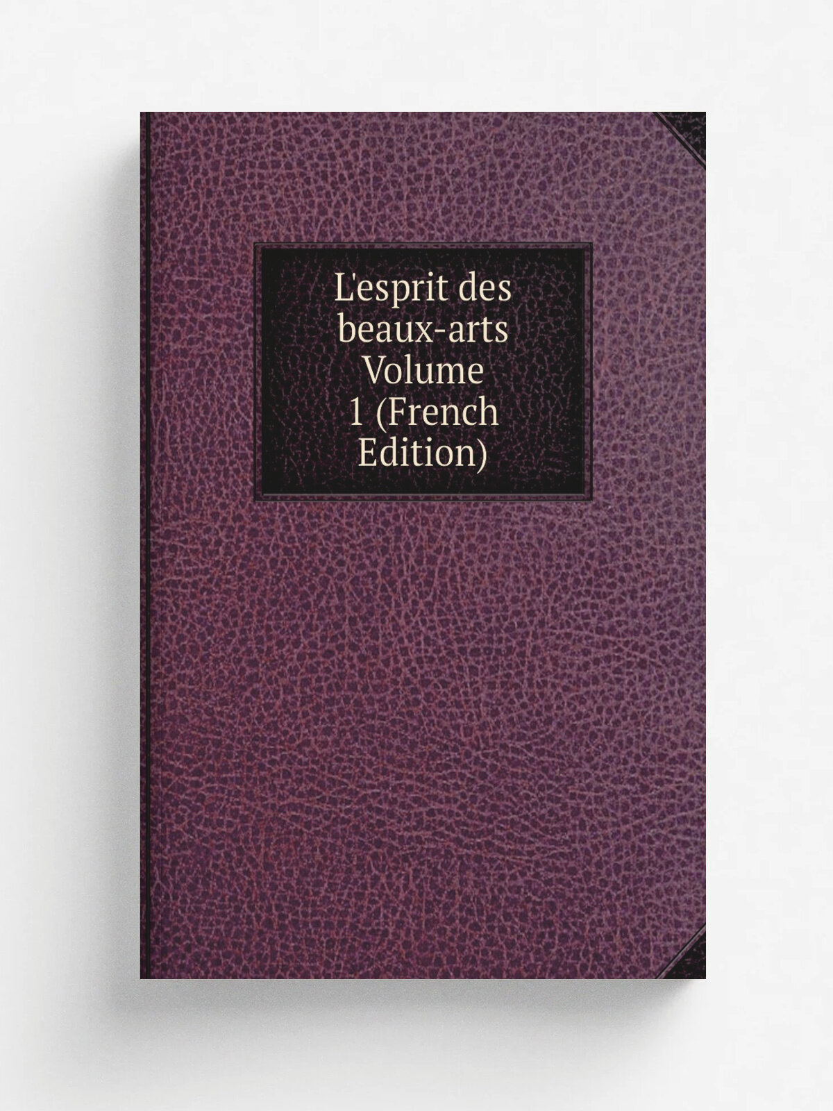 L'esprit des beaux-arts Volume 1 (French Edition) | Не указан | Репринт