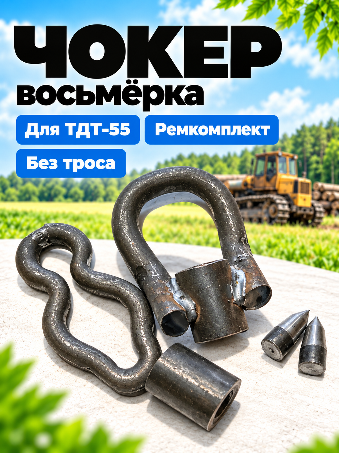 Чокер восьмерка без троса ТДТ-55 (Ремкомплект)