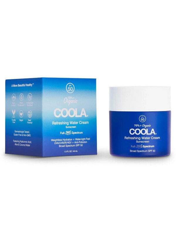 Солнцезащитный крем COOLA Refreshing Water Cream SPF 50 увлажнение