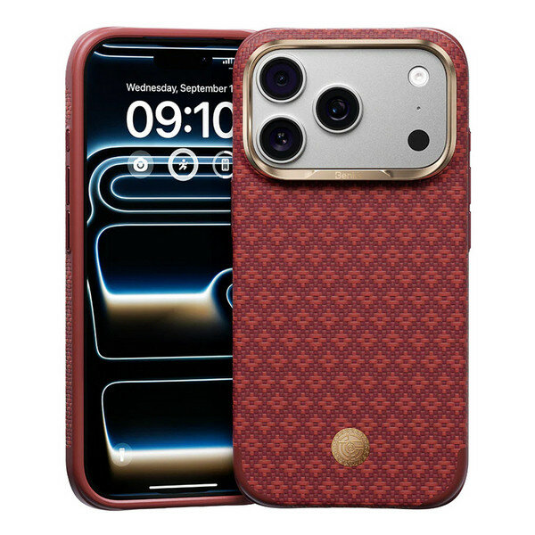Усиленный чехол Benks ArmorGrid Edge X9 Kevlar Case для iPhone 18 Pro Max/17 Pro Max 6.9" (C. K. FL. AP. RD. X070) Sawy Red