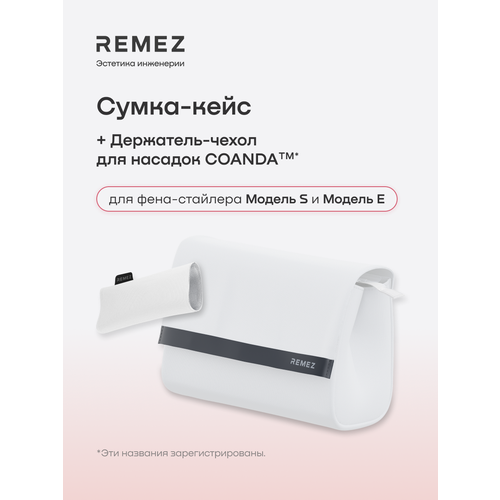 фото Кейс-сумка remez для фена-стайлера, с термостойким чехлом на насадку коанда