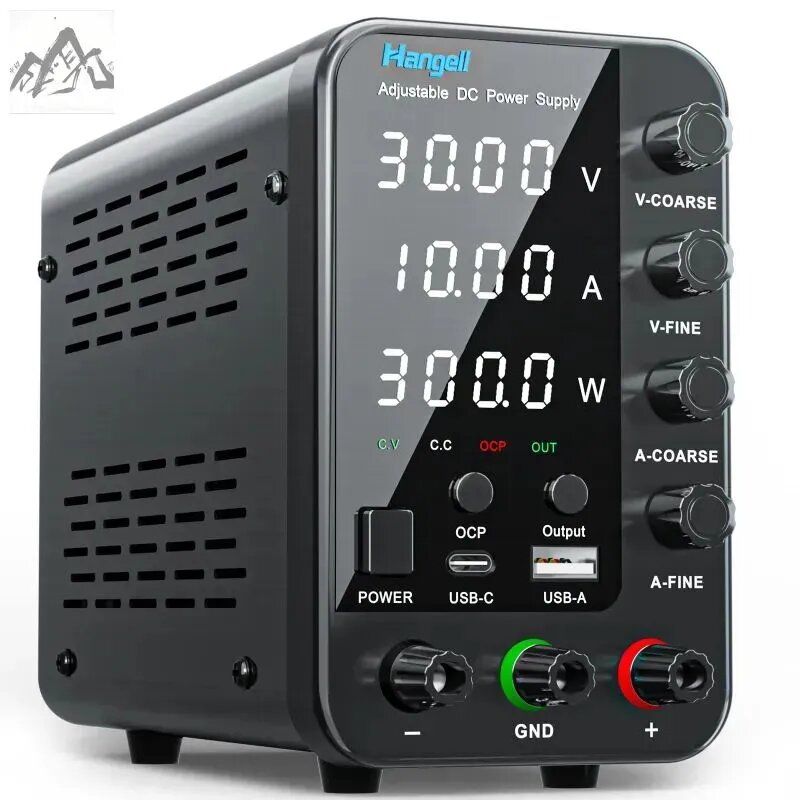 Регулируемый источник питания постоянного тока,30V 10A, цифровой дисплей, регулятор напряжения, коммутация, высокая мощность, Лабораторный блок питания