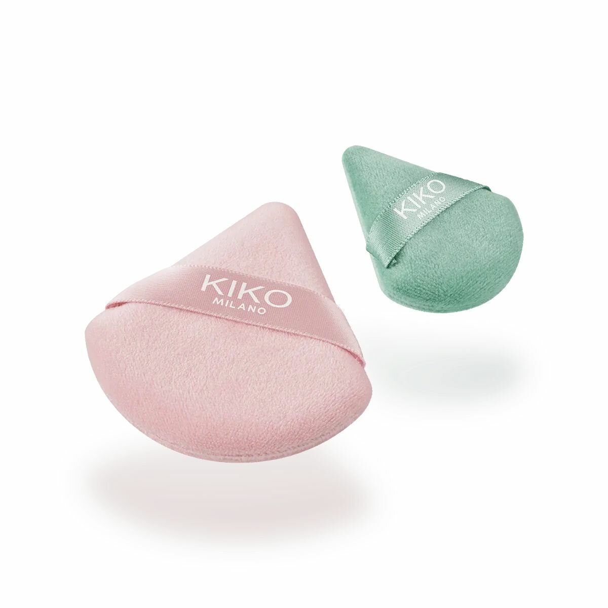 KIKO MILANO Набор из 2 пуховок для пудры: обычная и мини threads of time loose powder puff kit 2шт.