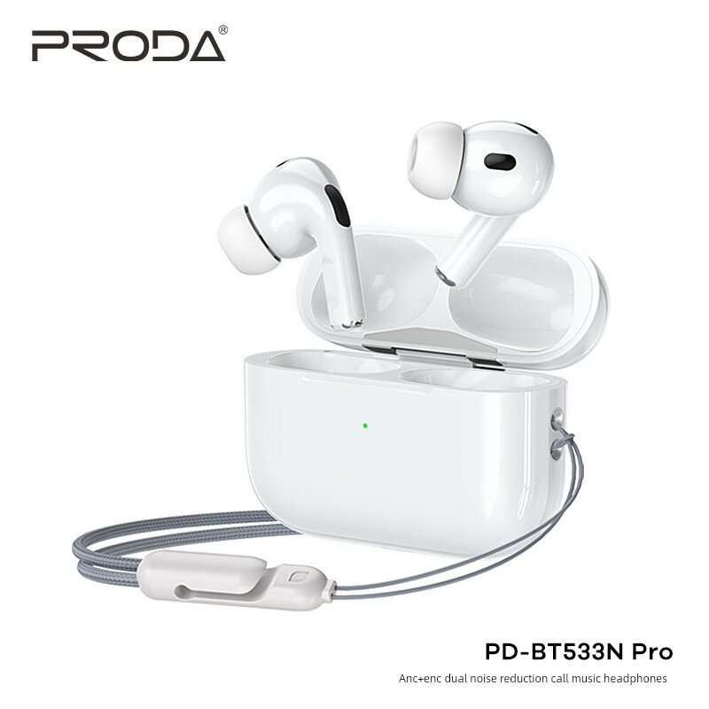 Remax BT533Npro Беспроводные наушники Bluetooth 5.3 с двойным шумоподавлением, беспроводной зарядкой и шнуром