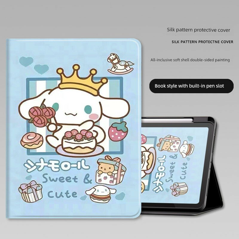 Защитный чехол в стиле Cinnamoroll для Redmi Pad Pro 12.2, Xiaomi 8/8 Pro, Vivo Pad Air 5, Oppo Pad 5, Lenovo Xiaoxin