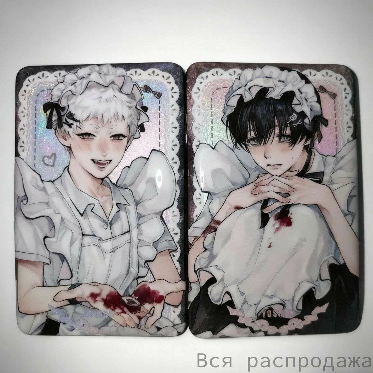 Значок Лето, когда свет умер Идои Хикару Цу и Нака Кики, подарок для фанатов, Олово, Белый