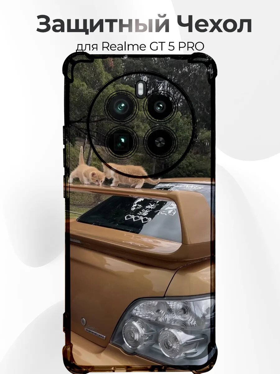 Realme Gt 5 Pro Subaru Impreza STI с котятами