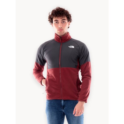 фото Толстовка спортивная the north face glacıer heavyweight, размер 2xl, , бордовый