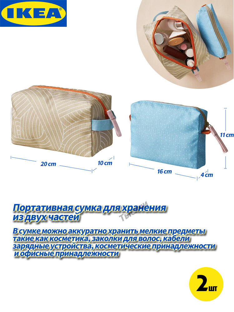 IKEA Набор косметичек