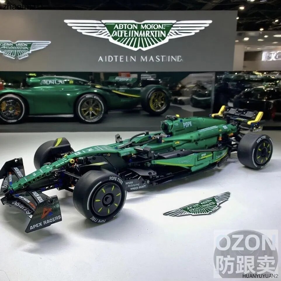 Строительные блоки Aston Martin Formula F1 Racing с электропокрытием