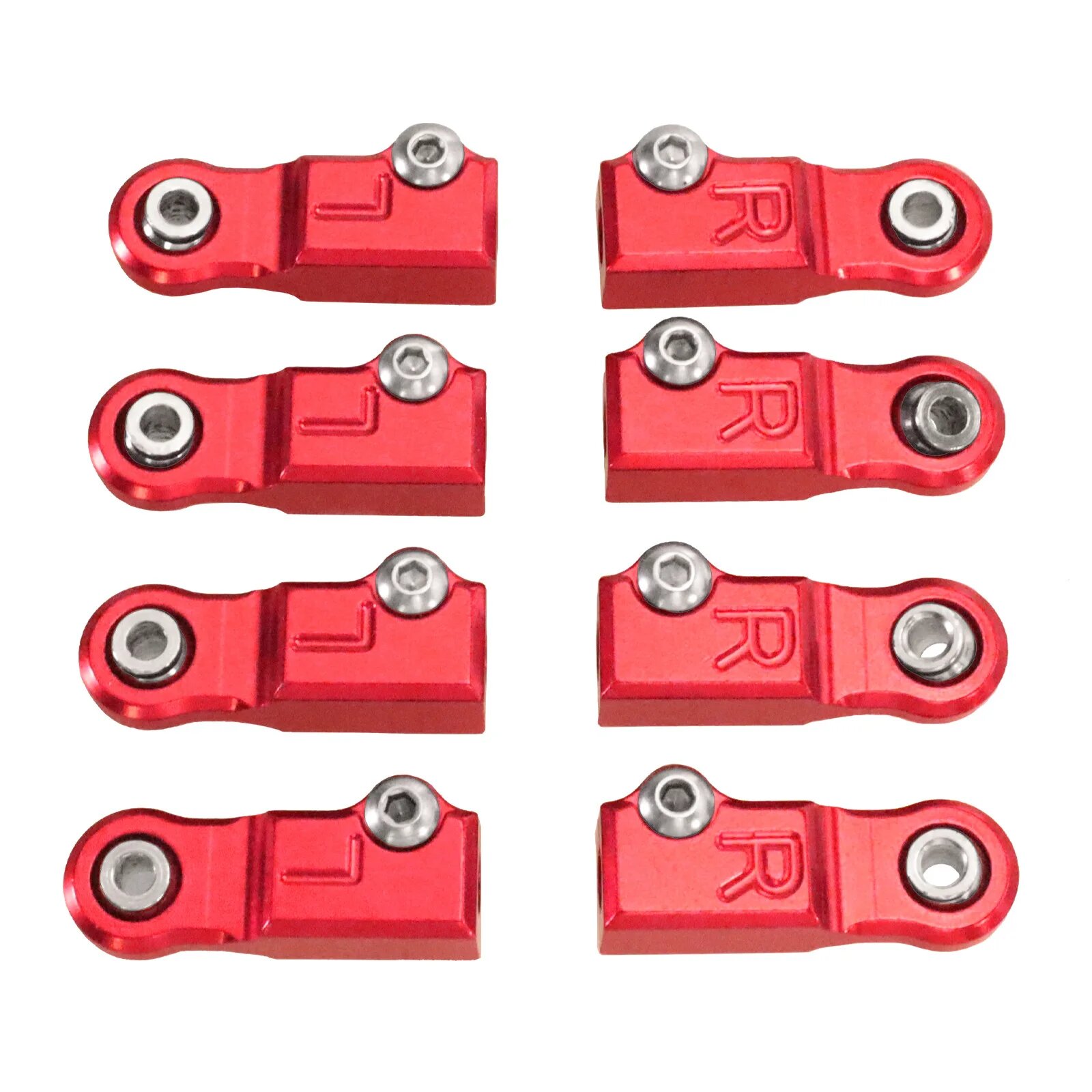 Металлические наконечники рулевой тяги MJX 10208 V2/V3 7303 7304 Красный, red