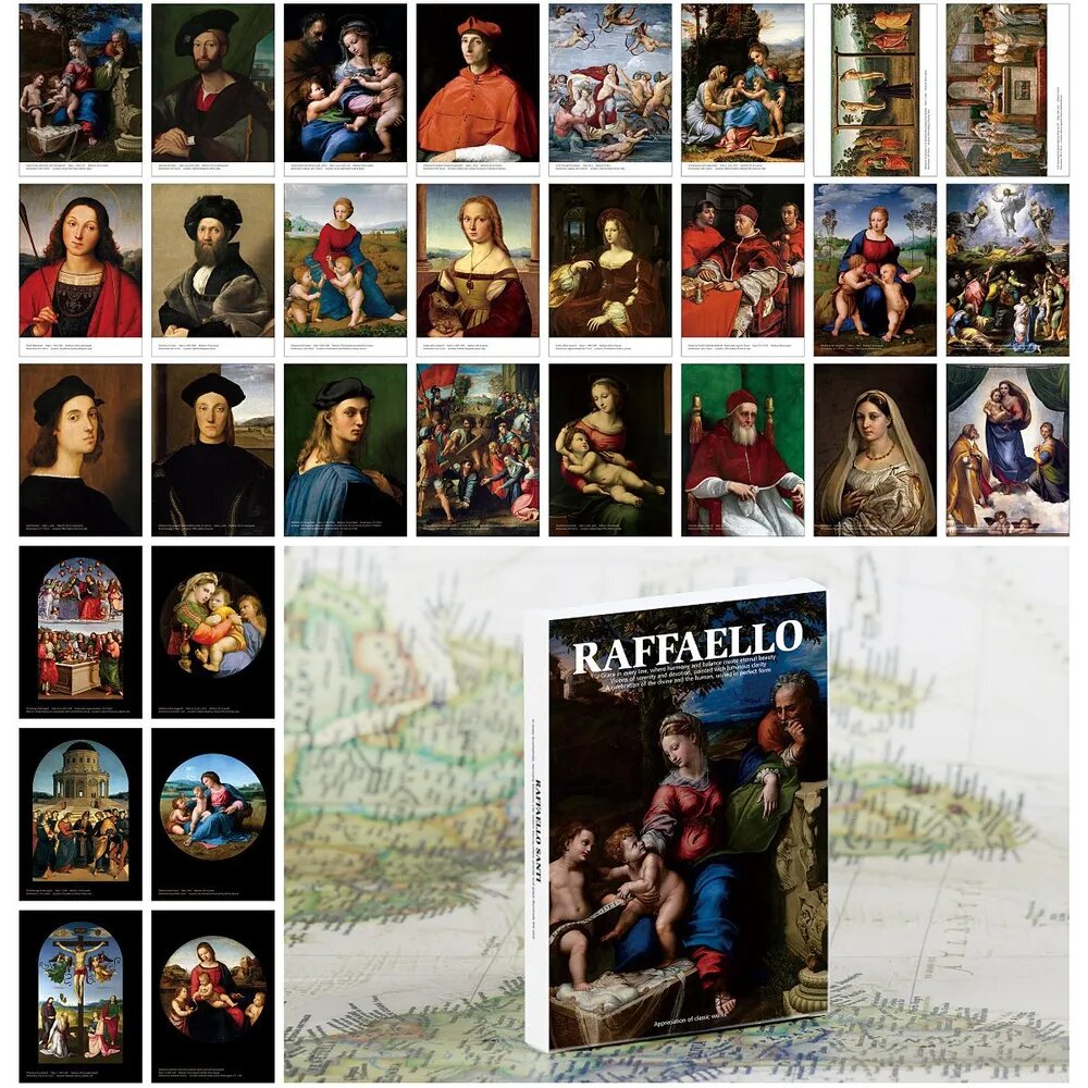Открытки с репродукциями картин известных художников