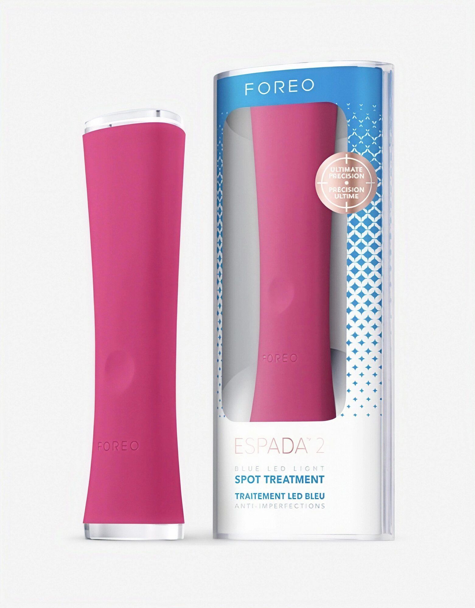 Аппарат для лечения акне FOREO ESPADA 2, синий LED-свет 415 нм, технология T-Sonic