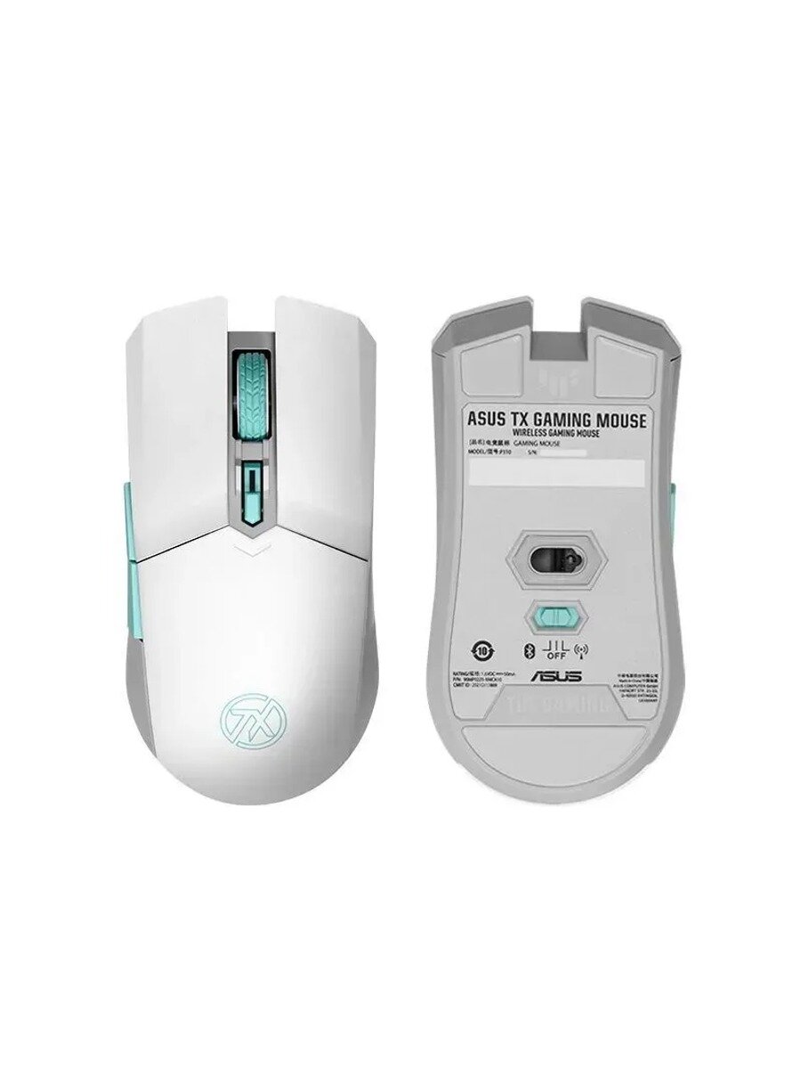Игровая мышь беспроводная TianXuan Gaming Mouse, белая, USB и Bluetooth, 12000 dpi, 6 кнопок