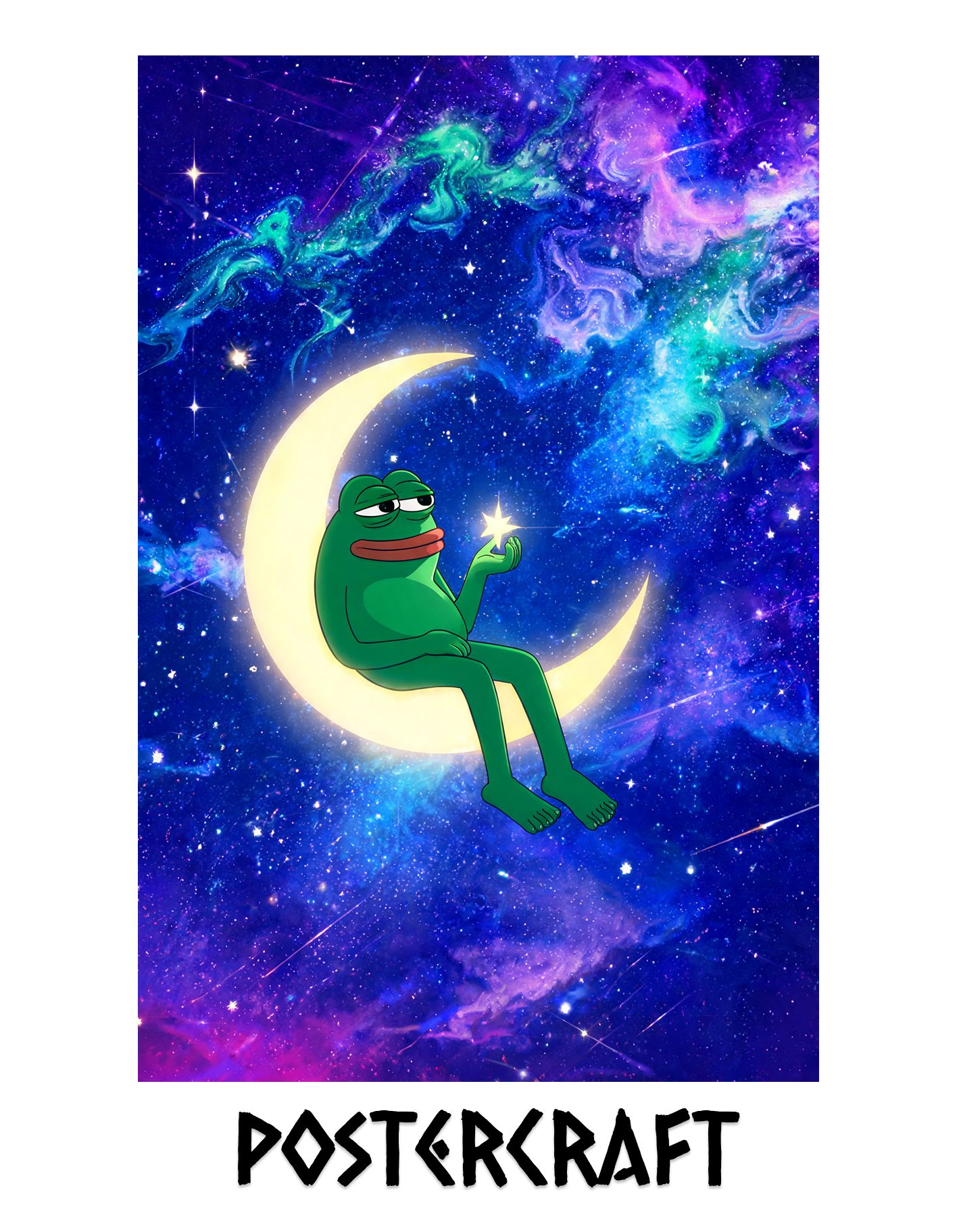 Постер "Лягушонок Пепе, Pepe", 59.4х42см, А2, глянцевый