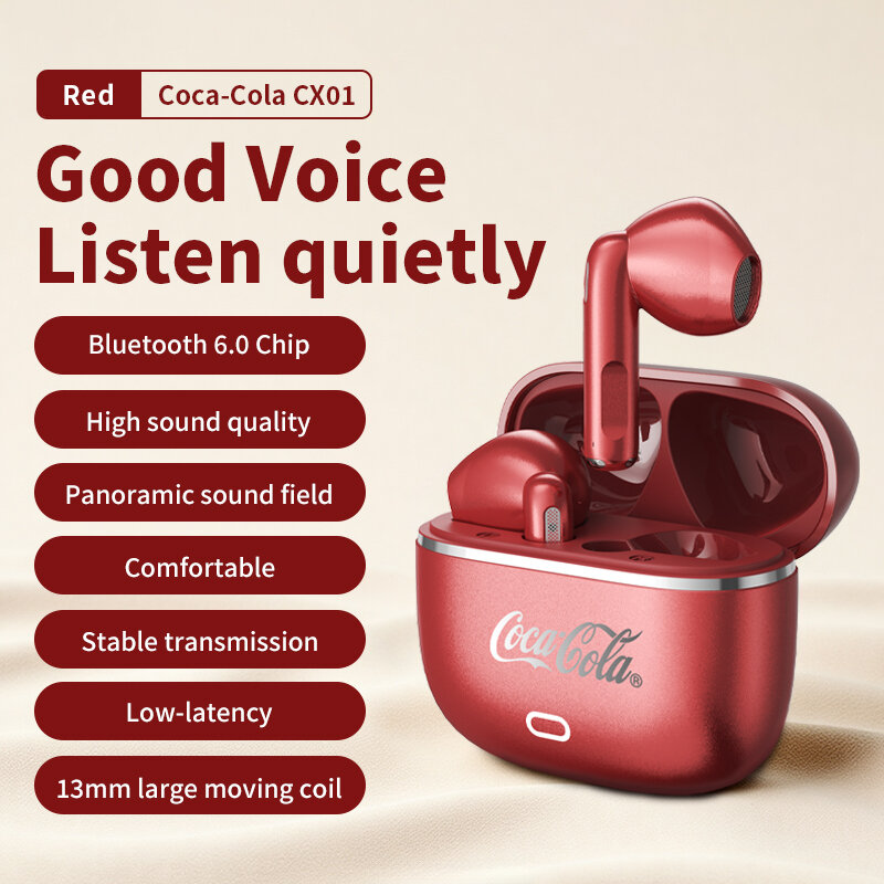 Coca-Cola CX01Blueнаушники наушники6.0 С микрофоном Динамик 13 мм Длительное время работы от батареи