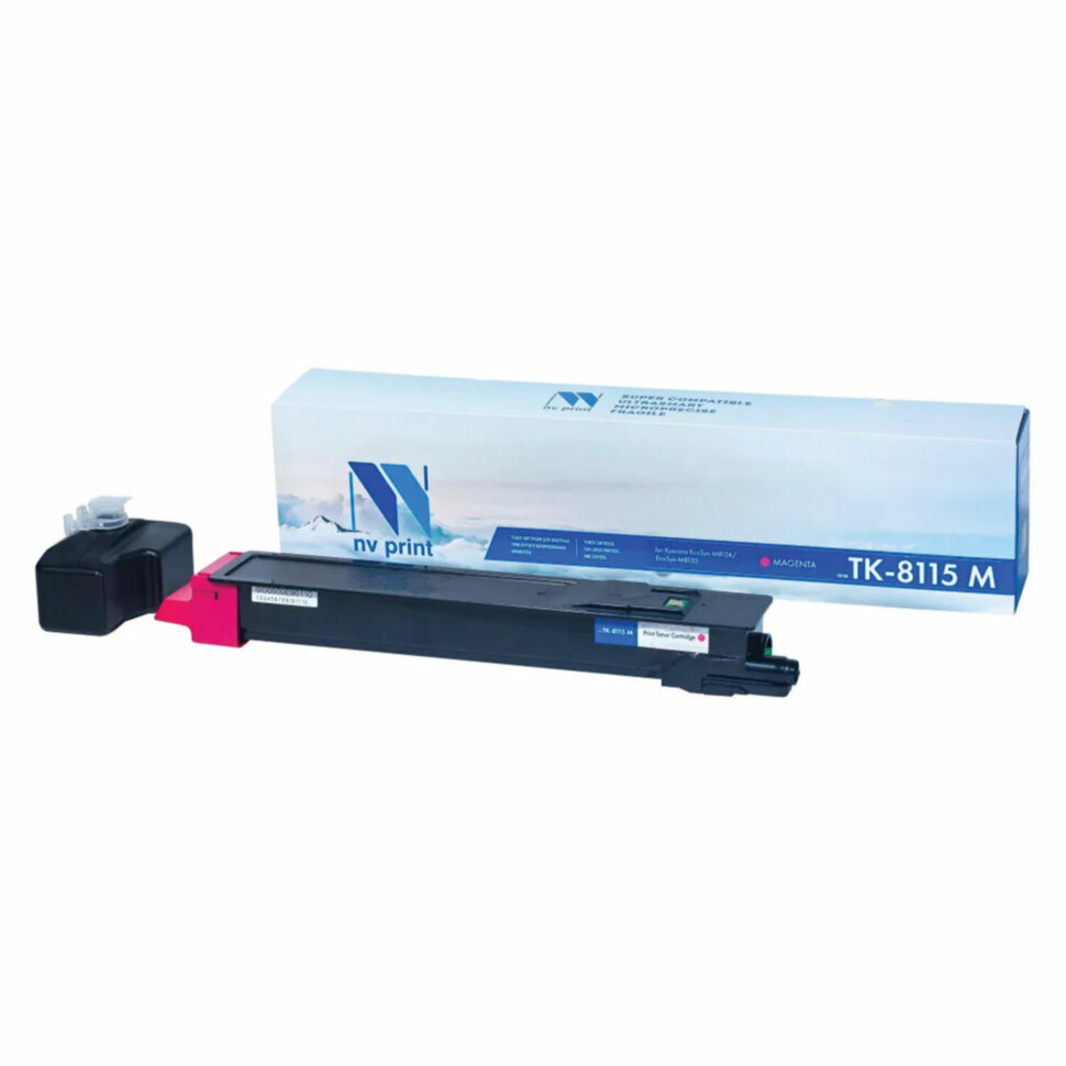 Тонер-картридж NV PRINT (NV-TK8115M) для Kyocera M8124cidn / M8130cidn, пурпурный, ресурс 6000 страниц, 363899