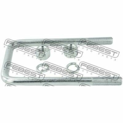 Стремянка задней рессоры FEBEST 0433-001 M12х50 x 73х155 мм Mitsubishi L200, L200 Sportero Ka, B0 2005.05- G.Exp, ммth