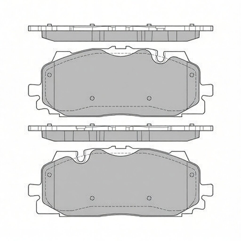 Колодки передние AUDI Q5/Q7 15- SP4128 Sangsin brake арт. SP4128
