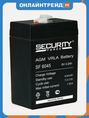 Изображение товара Аккумулятор Security Force SF 6045