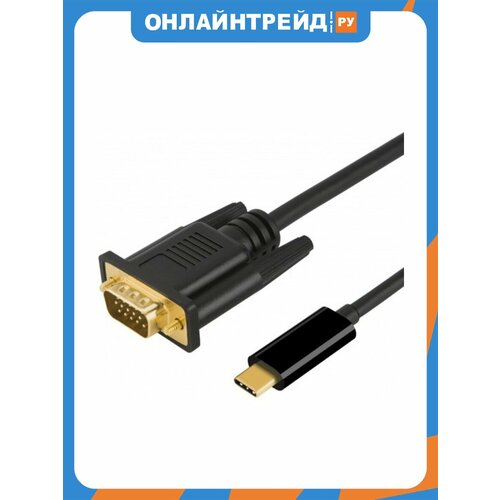 фото Кабель адаптер ks-is ks-415 usb-c на vga 1.8м