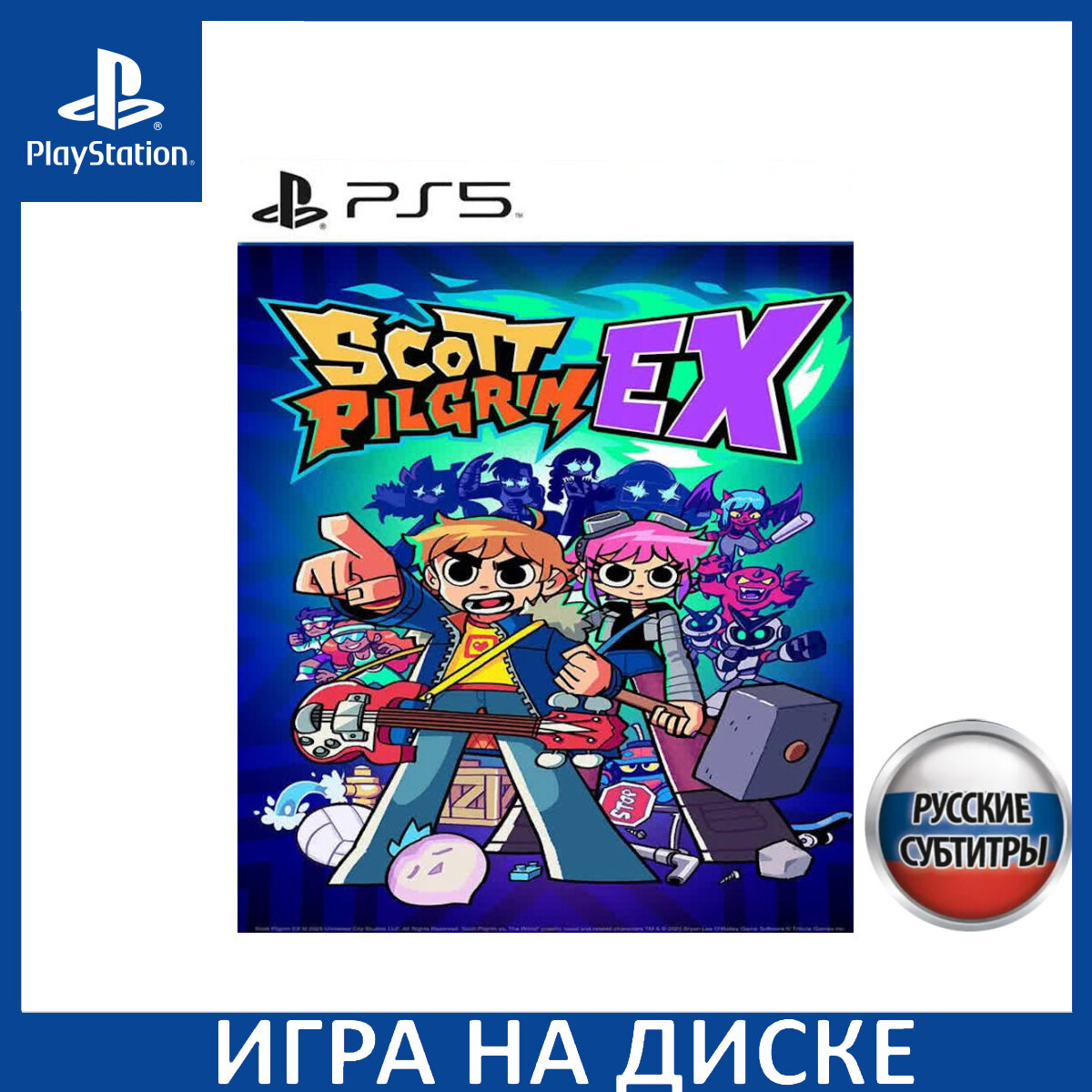 Игра Scott Pilgrim EX (Limited Run) PS5 Русская Версия Диск на PlayStation 5