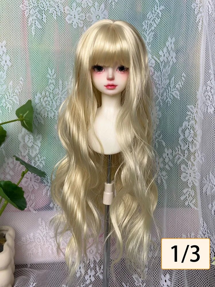 Кукольный парик, подходит для куклы BJD 1/3, размер головы 22-23 см