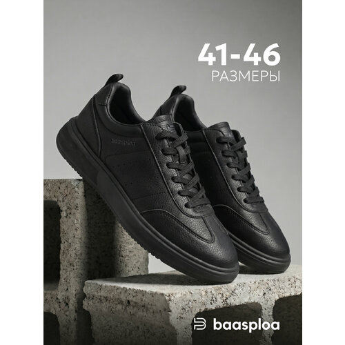 фото Кроссовки baasploa sneaker, полнота 6 (ru)/ на среднюю стопу, размер 42, черный