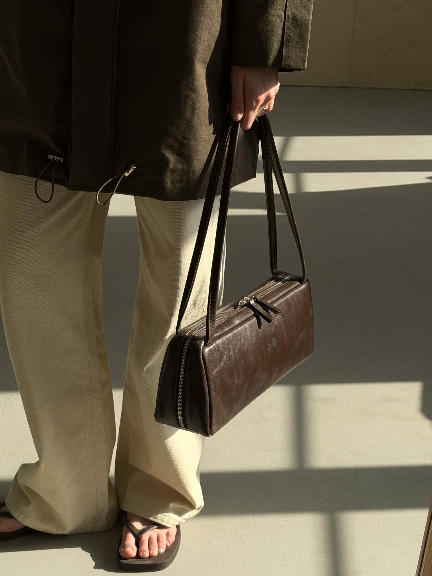 Сумка Saaj Cумка-такса v2 из натуральной кожи 