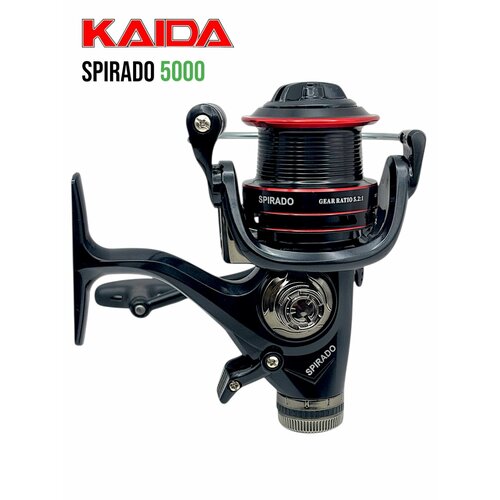Катушка для рыбалки с байтранером KAIDA Spirado 4000 6+1, кайда на фидер, донку, на леща, карася, плотву