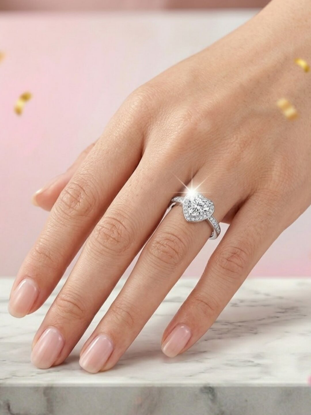 Кольцо-кулон, Swarovski Zirconia