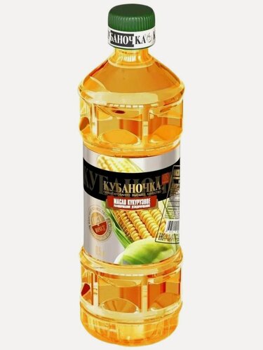 Изображение товара Кубаночка Масло кукурузное рафинированное дезодорированное, 500 мл 2 штуки