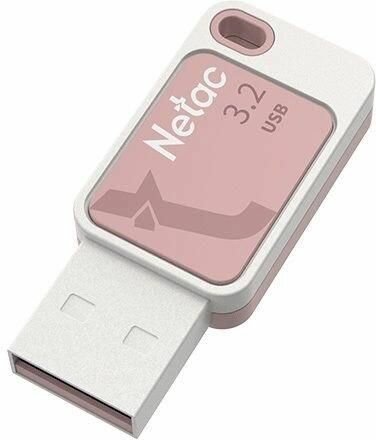 Флеш-диск Netac 64 GB, usb 2,0, розовый, корпус пластик (NT03UA31N-064G-20PK)