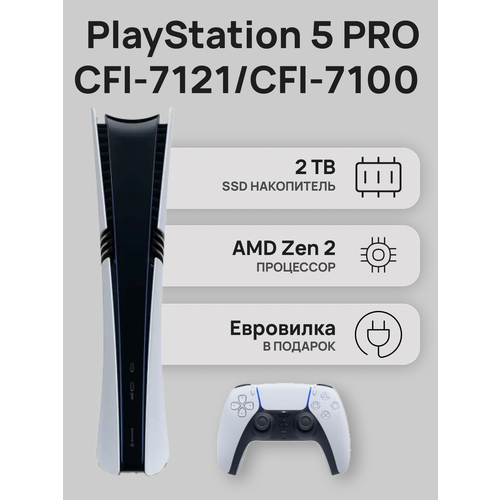 фото Игровая приставка playstation 5 pro (2 rev), ssd 2 тб cfi-71xx sony