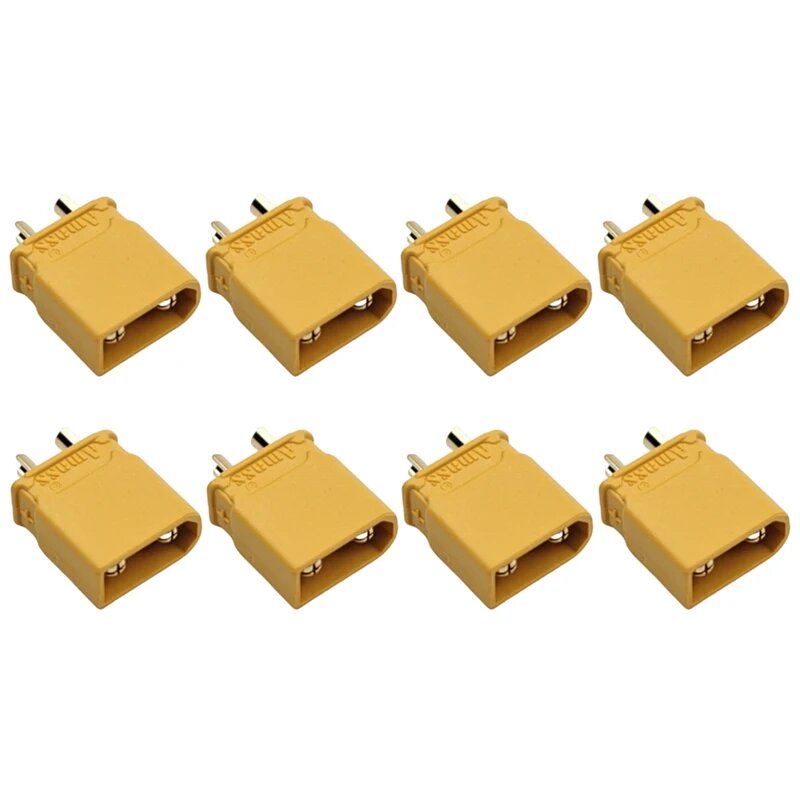 8шт XT30 разъемы, желтые