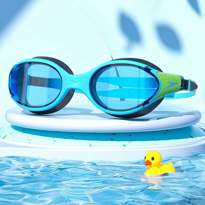 Детские очки для плавания Speedo для мальчиков и девочек, Cloud-Sense 2.0, прозрачные, с большой оправой,