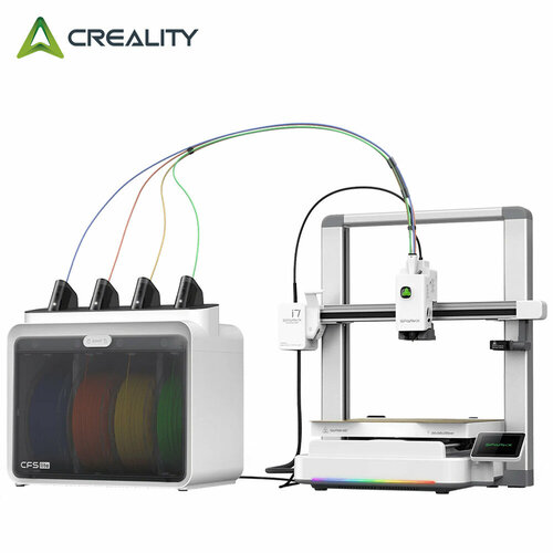 фото 3d-принтер creality sparkx i7 combo: ai-моделирование, мультиколор, экономия 50% пластика, 260×260×255 мм, 500 мм/с