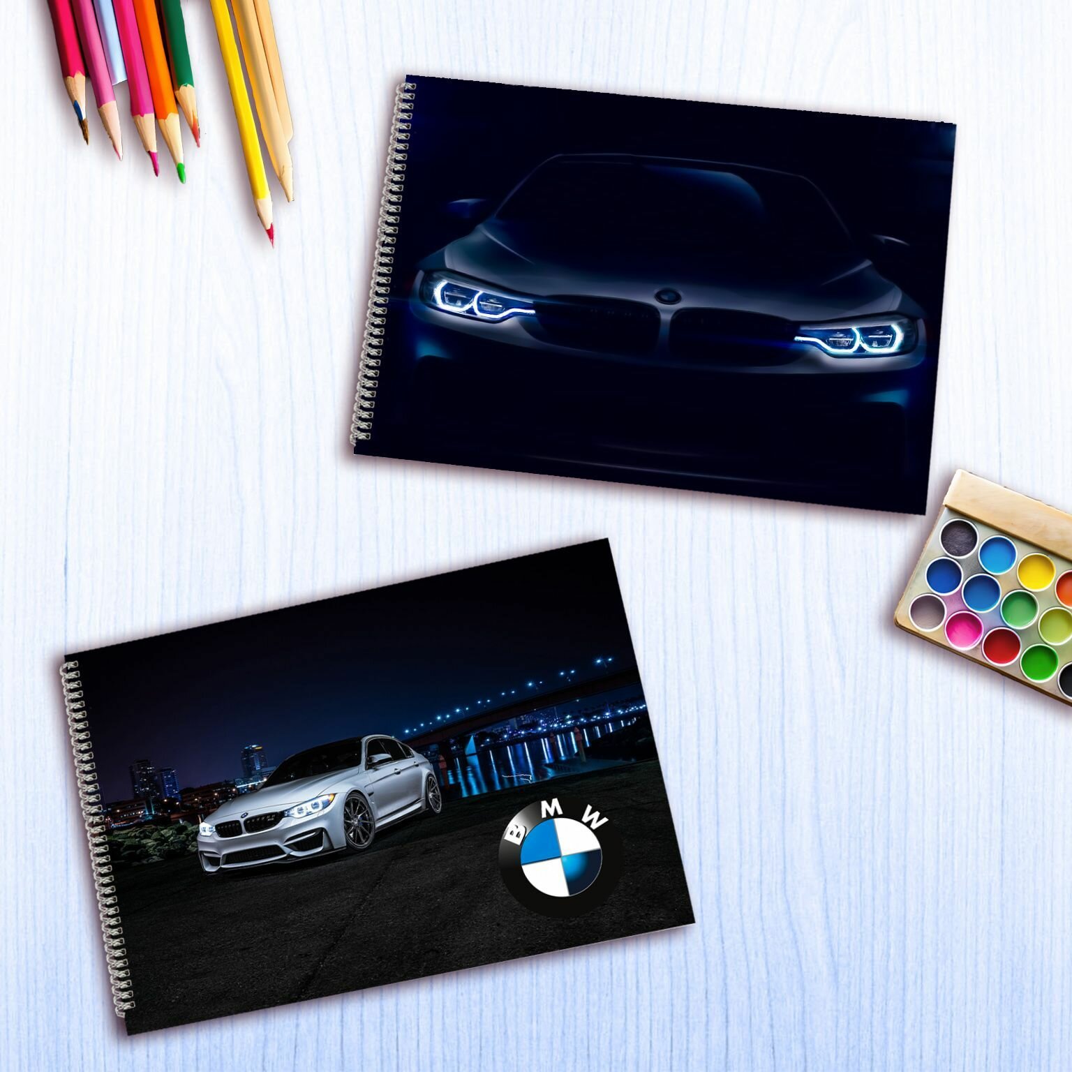 Альбомы для рисования автомобили БМВ, BMW