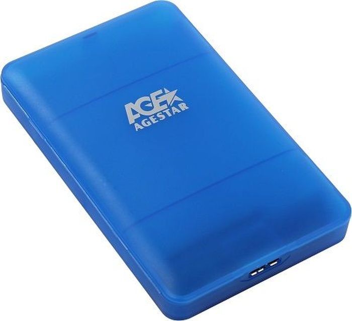 Корпус для жесткого диска AgeStar 3UBCP3, синий