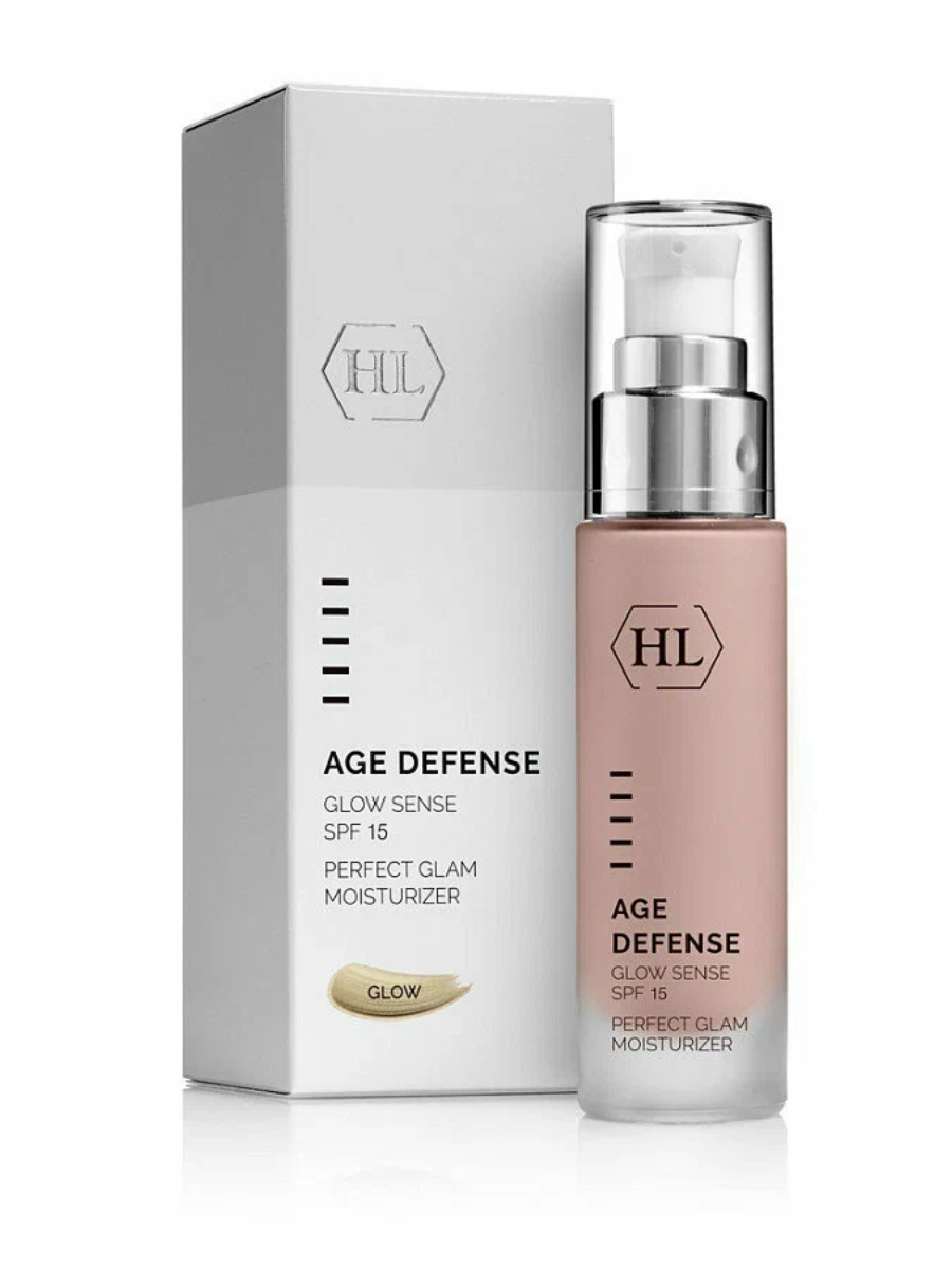 Увлажняющий крем с солнцезащитным и декоративным эффектом Holy Land Age Defense Glow Sense SPF15, 50 мл