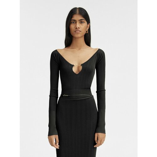 фото Топ jacquemus jacquemus, размер 36fr, black